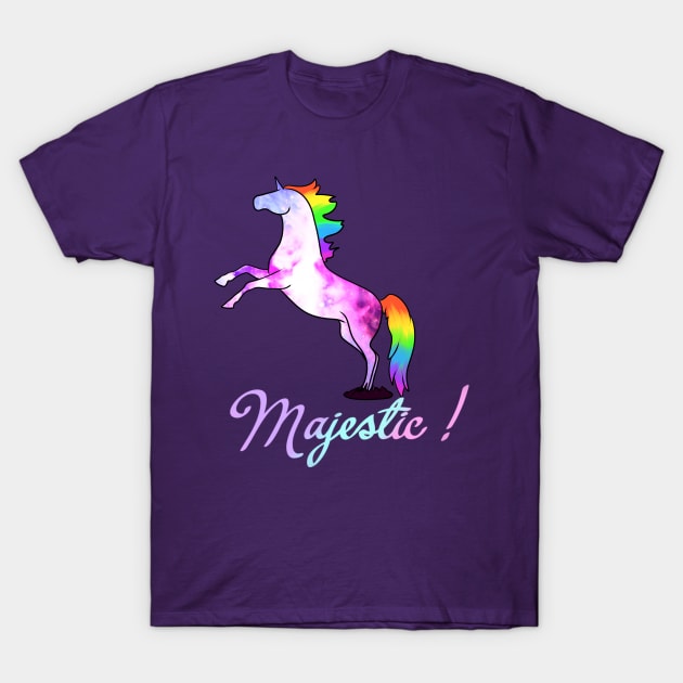 Majestic Rainbow Unicorn T-Shirt by Engel_Dat_Dutchie